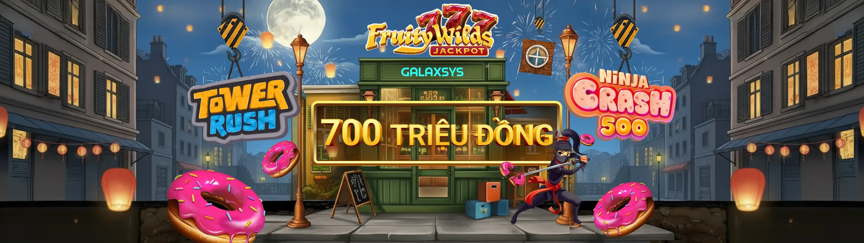 Hình nền ftmesc với các trò chơi cá cược sôi động